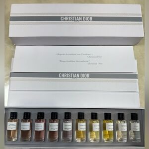DIOR La Collection Privée EDP Discovery Set 10x .25oz/7.5ml Splash Mini Travel
